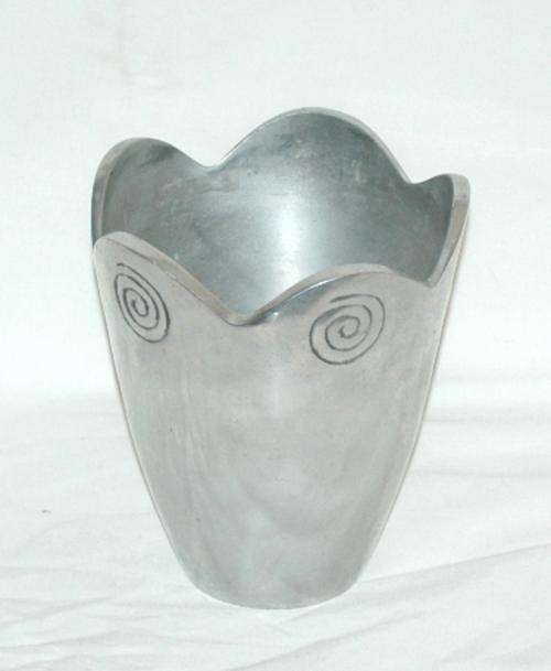 *** STUNNING PEWTER VASE