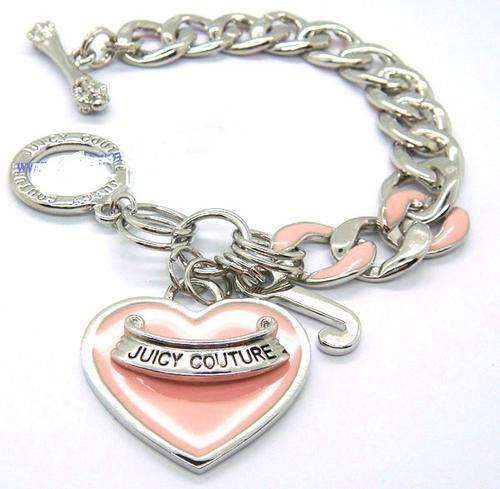 ***STUNNING SILVER PINK JUICY COUTURE BRACELET
