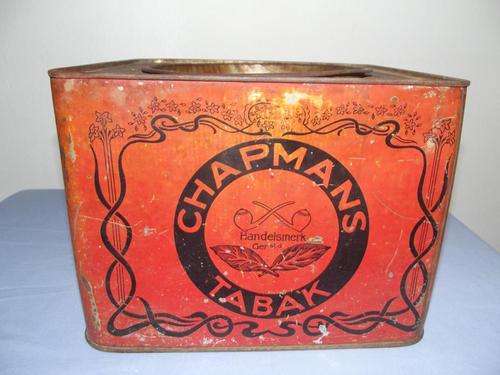 *** A Super Rare "Chapmans Tobacco"Tin ***