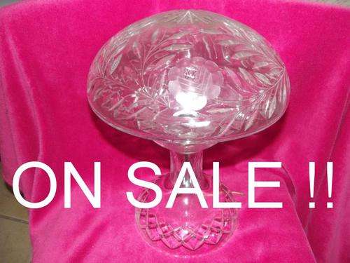 *** Rose Cut Crystal Lamp On Sale now at crazy R1 start ***