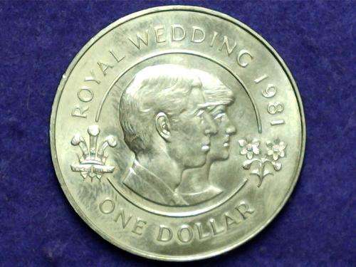A 1981 Bermuda Royal Wedding One Dollar