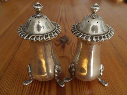 Two Silver Plated Shakers