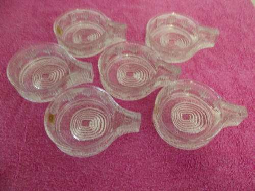 Oberglas- Austria- Retro Design-Candle Holders - Bid Per Candle Holder One Bidder Takes All