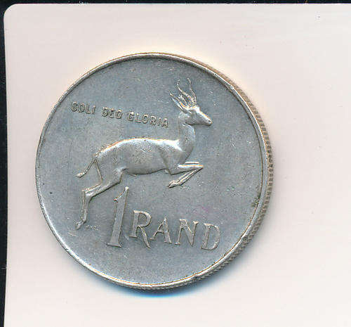 ***A 1966 Silver Springbok Tag Ear One Rand Coin***