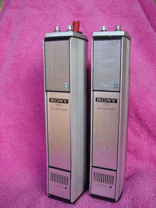Vintage Sony FET All Weather Tranceiver CB-200w Walkie-Talkie Radios