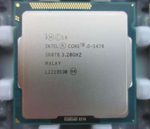 COMBO Gigabyte GA-H61M-S1 Motherboard 1155 + Intel i5 3470 3.20Ghz CPU + 8Gb Transcend DDR3 1333