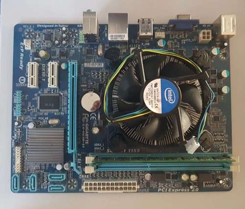 COMBO Gigabyte GA-H61M-S1 Motherboard 1155 + Intel i5 3470 3.20Ghz CPU + 8Gb Transcend DDR3 1333