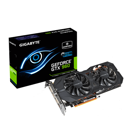 Gigabyte GeForce GTX960 Windforce Gigabyte 2GB  GDDR5  2GB  PCI Express 3.0