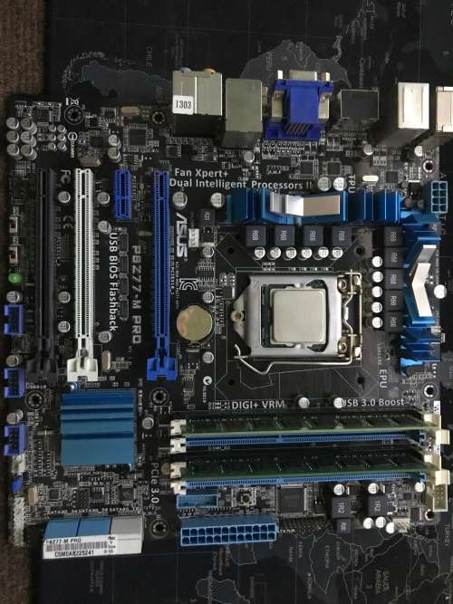 Asus P8Z77-M PRO, i7-3770 and 16GB DDR3 Memory Combo