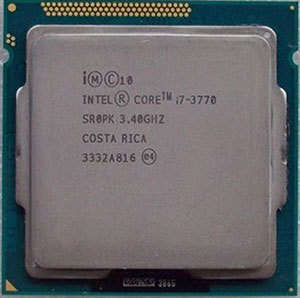 INTEL CORE i7-3770, 3.40GHZ,  LGA 1155 SOCKET, 1 x DESKTOP PROCESSOR