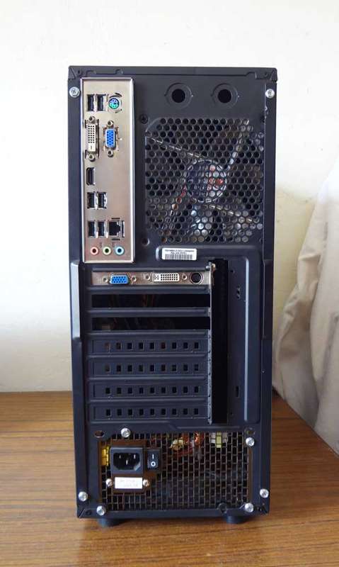 STYLISH DESKTOP PC INTEL CORE i5, 4GB RAM, 250GB HD,  DVD DRIVE, NVIDIA GRAPHICS, WIN 7 PRO, USB ETC