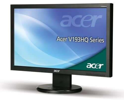 ACER MODEL V193HQL STYLISH 18.5" INCH LCD WIDE LED MONITOR
