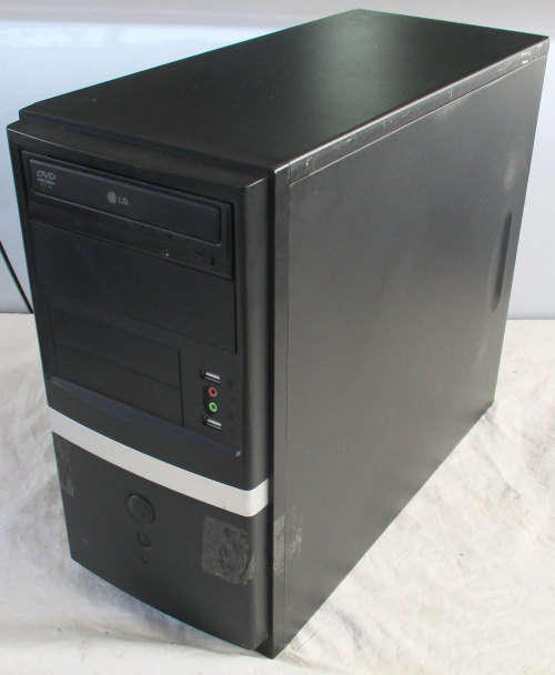 desktop  pc + LCD, Intel core 2 duo , 2gb ram, 250gb hd, vga, dvd, win 10 pro, etc
