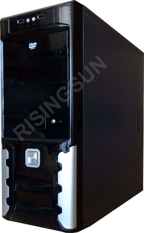 STYLISH PC CASING WITH FRONT USB PORTS ETC *BRAND NEW*