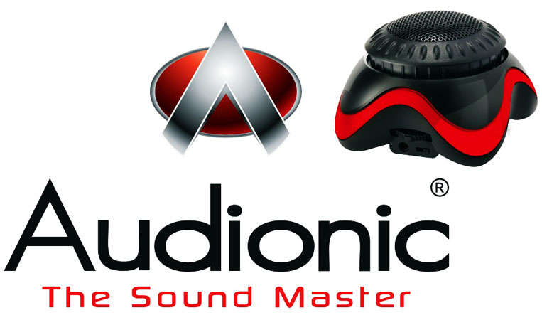 AUDIONIC ATOM PORTABLE MINI SPEAKER BUILT-IN FM RADIO,10 HR BATTERY BACKUP