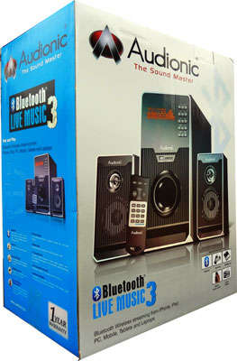 AUDIONIC BLUETOOTH SPEAKERS - STREAMING FROM iPHONE, iPAD, MOBILE, TABLET AND LAPTOPS