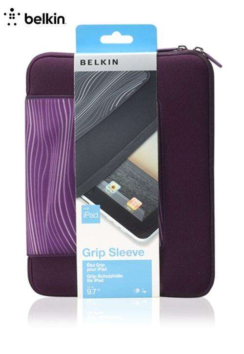 BELKIN GRIP SLEEVE FOR NEW APPLE iPAD 1234 SAMSUNG GALAXY 10.1"  (PURPLE)