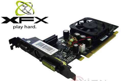 XFX NVIDIA GEFORCE 8400 GS 256MB TV, DVI, PCI-E DDR2 GRAPHICS CARD