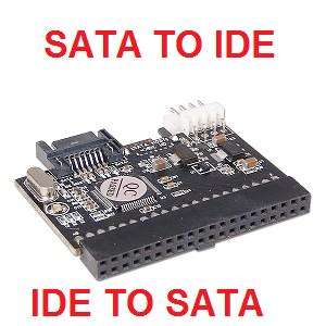 SATA to IDE / IDE to SATA Bidirectional Adapter (BRAND NEW)