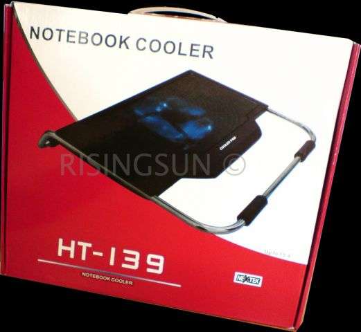 LAPTOP COOLING STAND WITH USB PORT, BLUE LED (BRAND NEW)