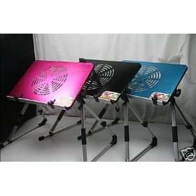 LAST ONE - PORTABLE LAPTOP TABLE WITH LED COOLING FAN (BRAND NEW)