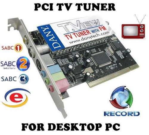 DANY PCI TV TUNER WITH FM RADIO, REMOTE, RECORD TV PROGRAMES & CONVERT PC INTO TV (BRAND NEW)