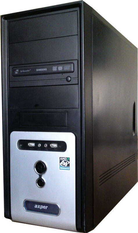 AMD ATHLON DUAL CORE 64X2, 2GB RAM, 120GB HD, DVD WRITER DESKTOP PC