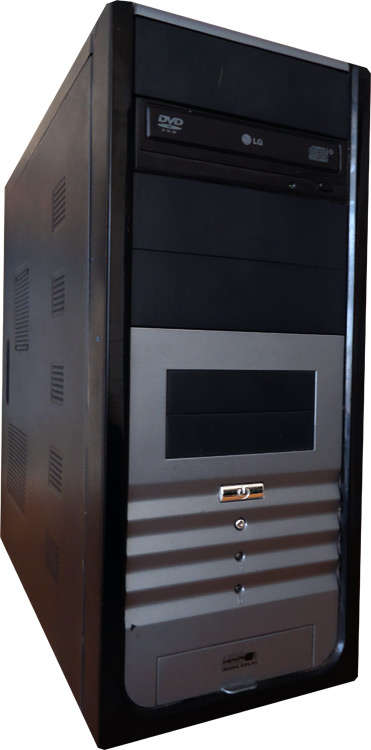 STYLISH DESKTOP PC DUALCORE 2.2, 2GB RAM, 250GB HD, LIC WIN VISTA, DVD ETC