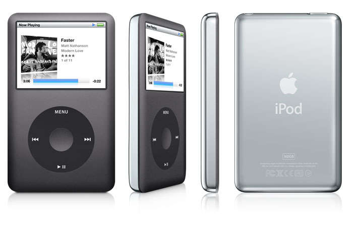 APPLE IPOD CLASSIC 160GB BLACK (7th Gen) *HOLDS 40000 SONGS* (BRAND NEW)