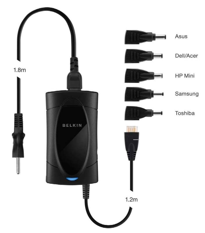 BELKIN 40W CHARGER with USB CHARGING PORT FOR NETBOOKS (BRAND NEW)
