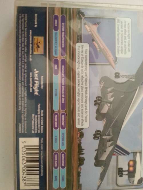 Concorde Professional Expansion for Micosoft Flight Simulator 2004.
