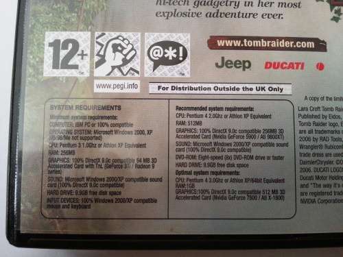 Lara Croft Tomb Raider Legend PC Game