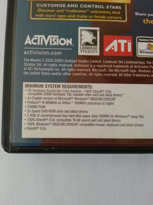 The Movies and The Movies Stunts and Effects PC Games
