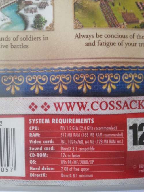 Cossacks II Napoleonic Wars PC Game