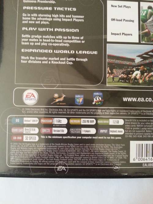 Rugby 06 PC Game