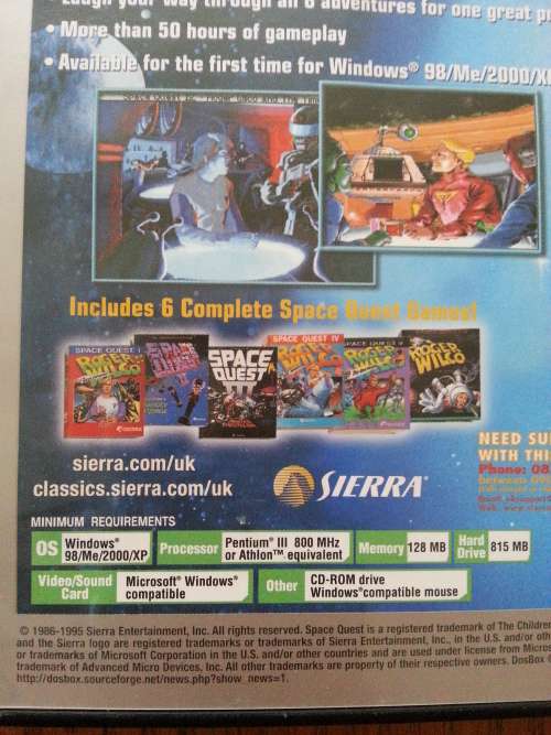 Space Quest Collection PC game