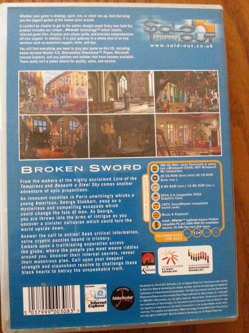 Broken sword The shadow of the templars pc game