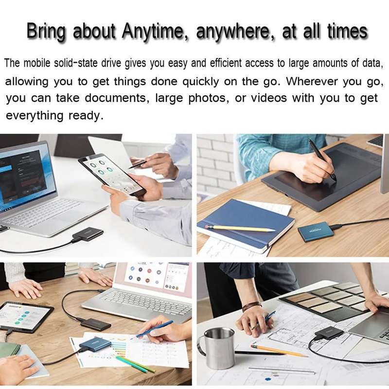 M.2 Original High speed 10TB external  storage Solid-state drive USB 3.1 interface mini hard
