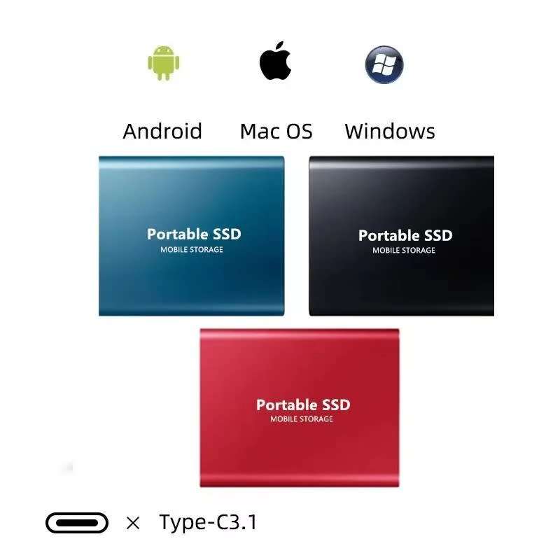 M.2 Original High speed 10TB external  storage Solid-state drive USB 3.1 interface mini hard