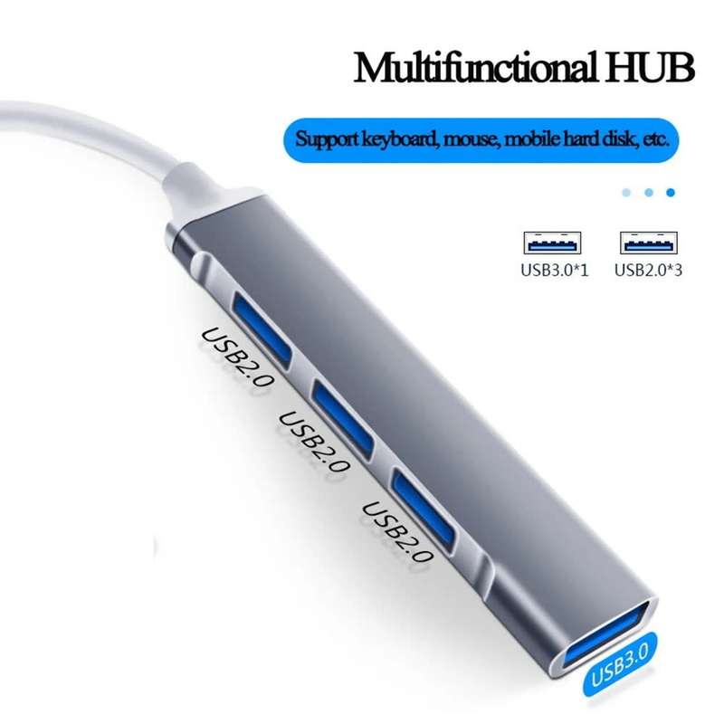 USB 3.0 5/8 Port Hub OTG Adapter 5Gpbs High Speed USB 3.0 2.0 Splitter 3.5 Audio