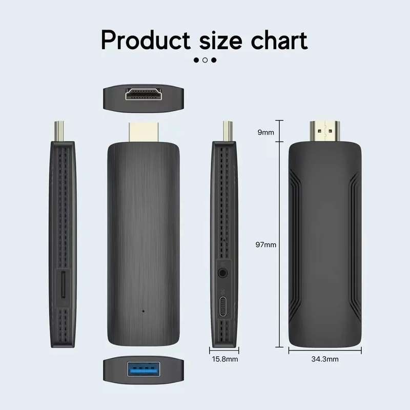 H313 Android 10 TV Stick HDR Set Top OS 4K 1080P WiFi 6 2.4/5.8G Smart TV Sticks
