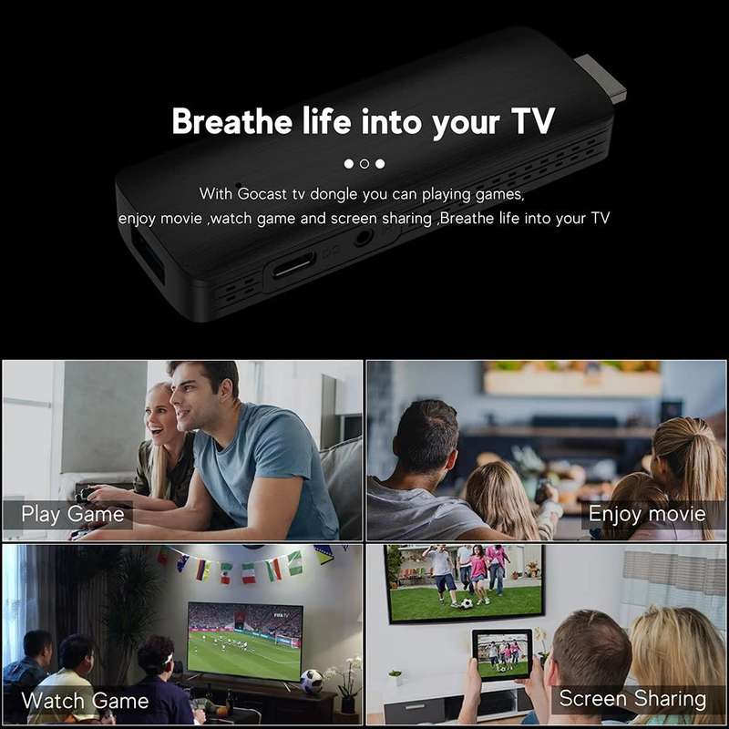 H313 Android 10 TV Stick HDR Set Top OS 4K 1080P WiFi 6 2.4/5.8G Smart TV Sticks