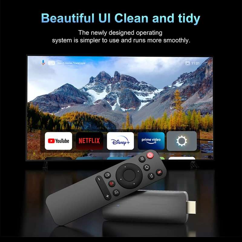 H313 Android 10 TV Stick HDR Set Top OS 4K 1080P WiFi 6 2.4/5.8G Smart TV Sticks