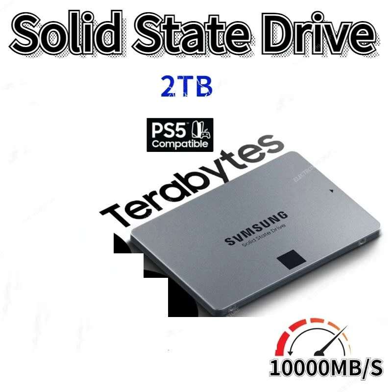 QVO Plus Internal Solid State Drive 2TB Hdd Hard Disk Laptop Computer Sata Hd