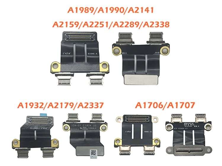 Apple Laptop A1932 A2179 A2337  Power DC Jack USB-C C