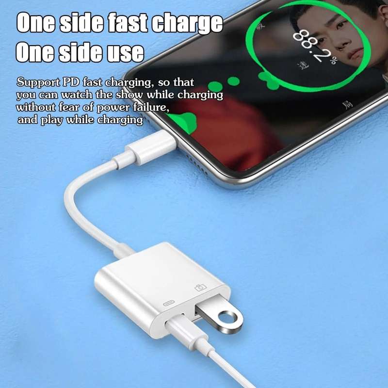 2In1 Type-C OTG Adapter USB 3.0 External U Disk Converter Splitter For Laptop Mobile Phone