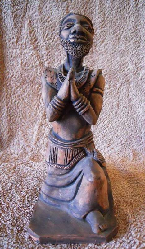 CLIVE SITHOLE, "UNTITLED IV", CERAMIC SCULPTURE