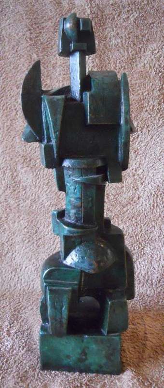 EDOARDO VILLA, "MAPOGGA", BRONZE SCULPTURE + "VILLA AT 90" BOOK
