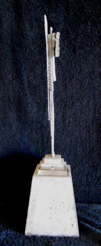 REDUCED !!!!!!!!!!!!!!!!!  ANTON SMIT, "SHIELD FIGURE IV", SCULPTURE