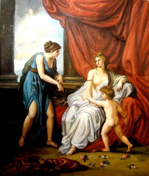 renaissance style oil painting